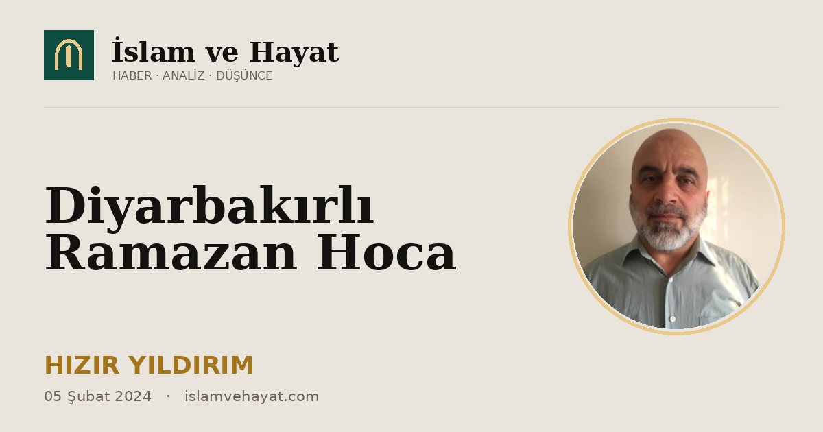 Diyarbakırlı Ramazan Hoca