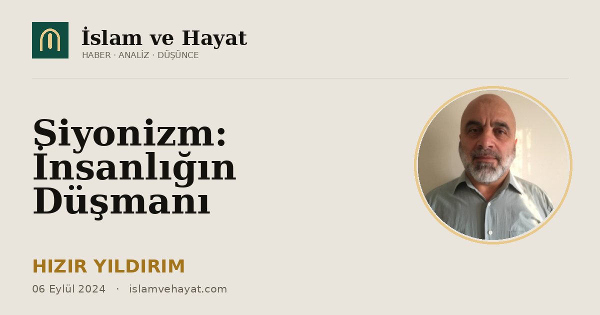 Siyonizm: İnsanlığın Düşmanı