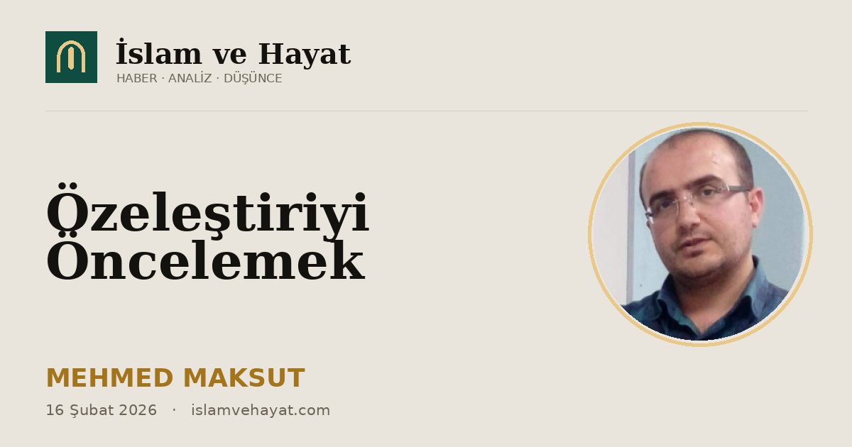 Özeleştiriyi Öncelemek