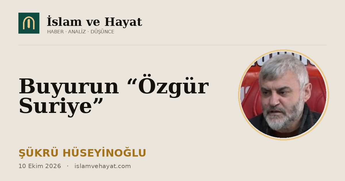 Buyurun “Özgür Suriye”