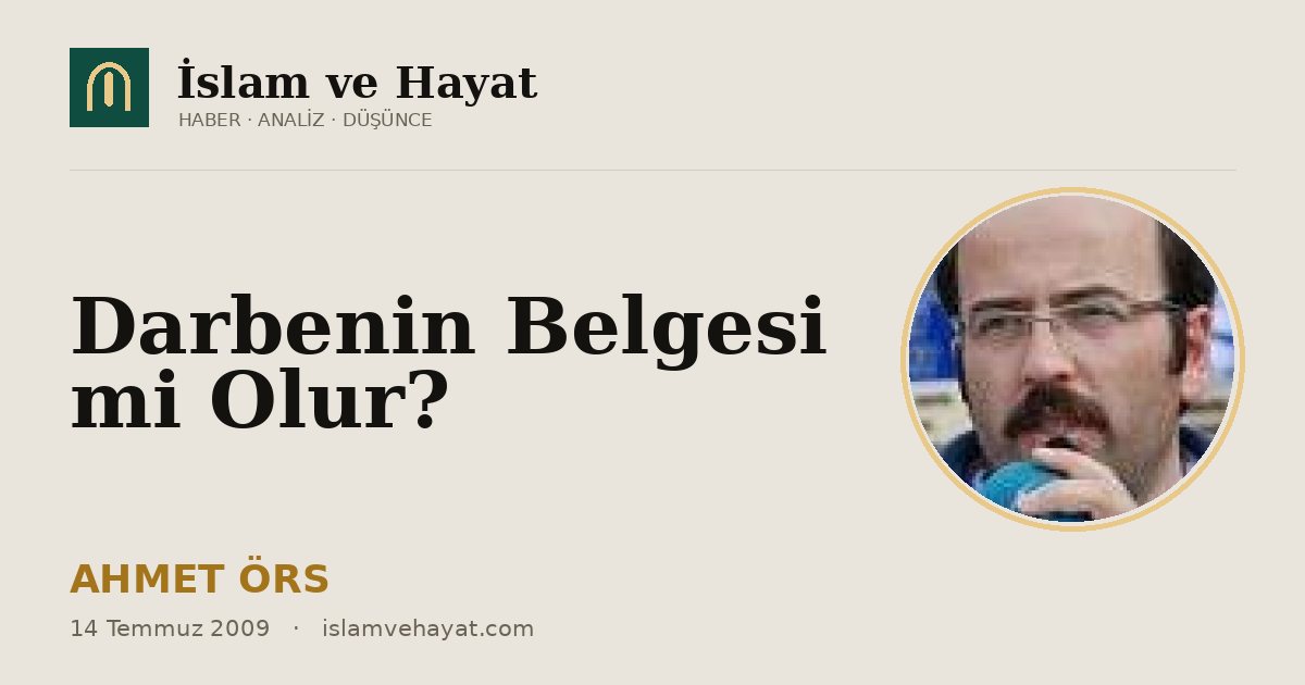 Darbenin Belgesi mi Olur?