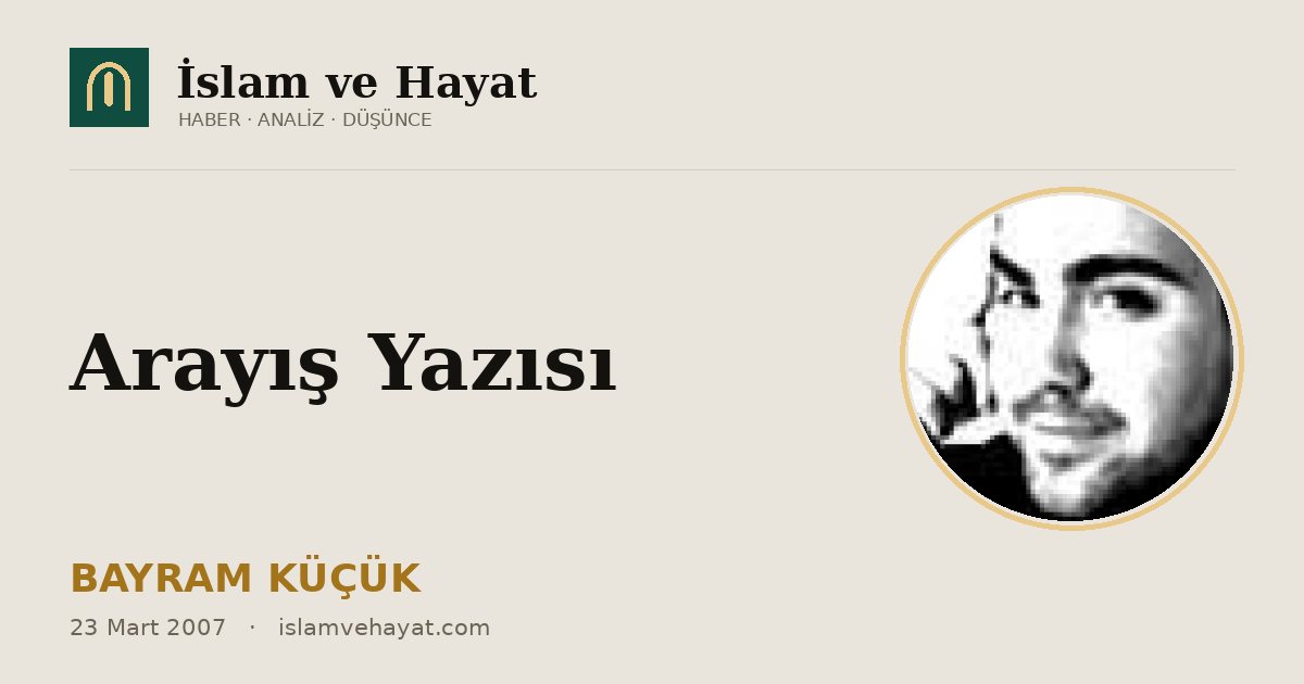Arayış Yazısı