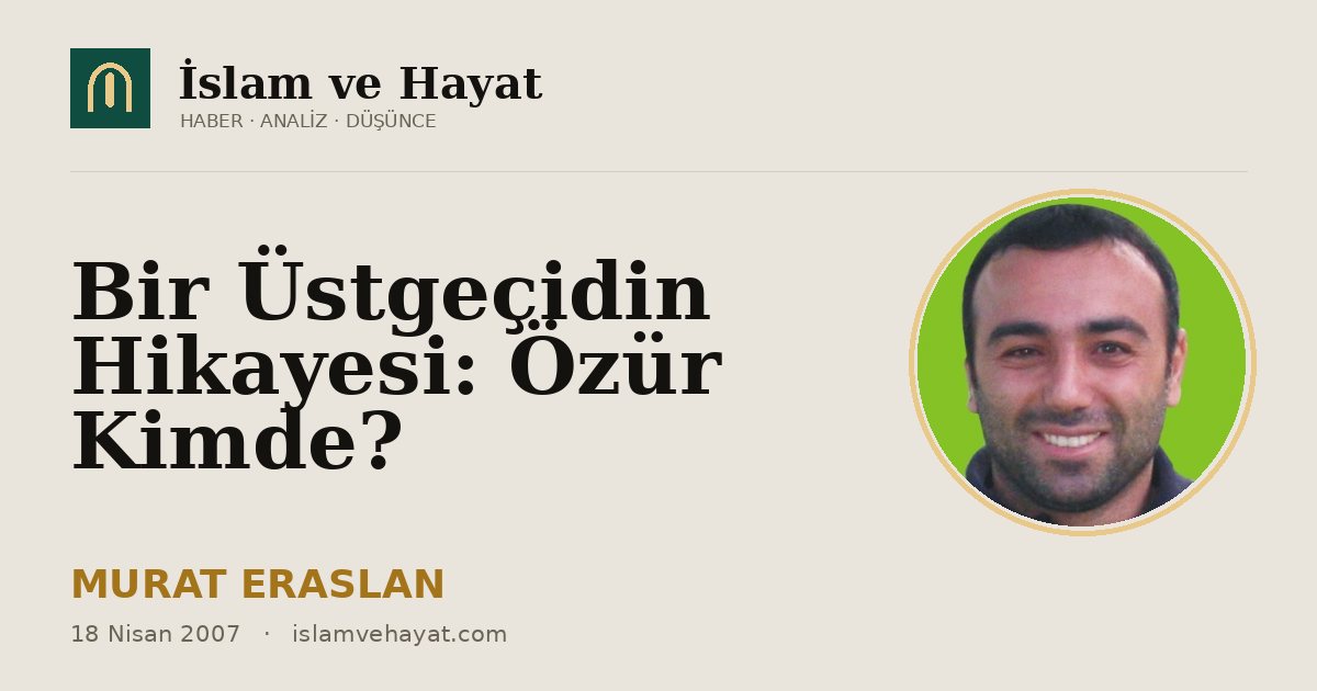 Bir Üstgeçidin Hikayesi: Özür Kimde?