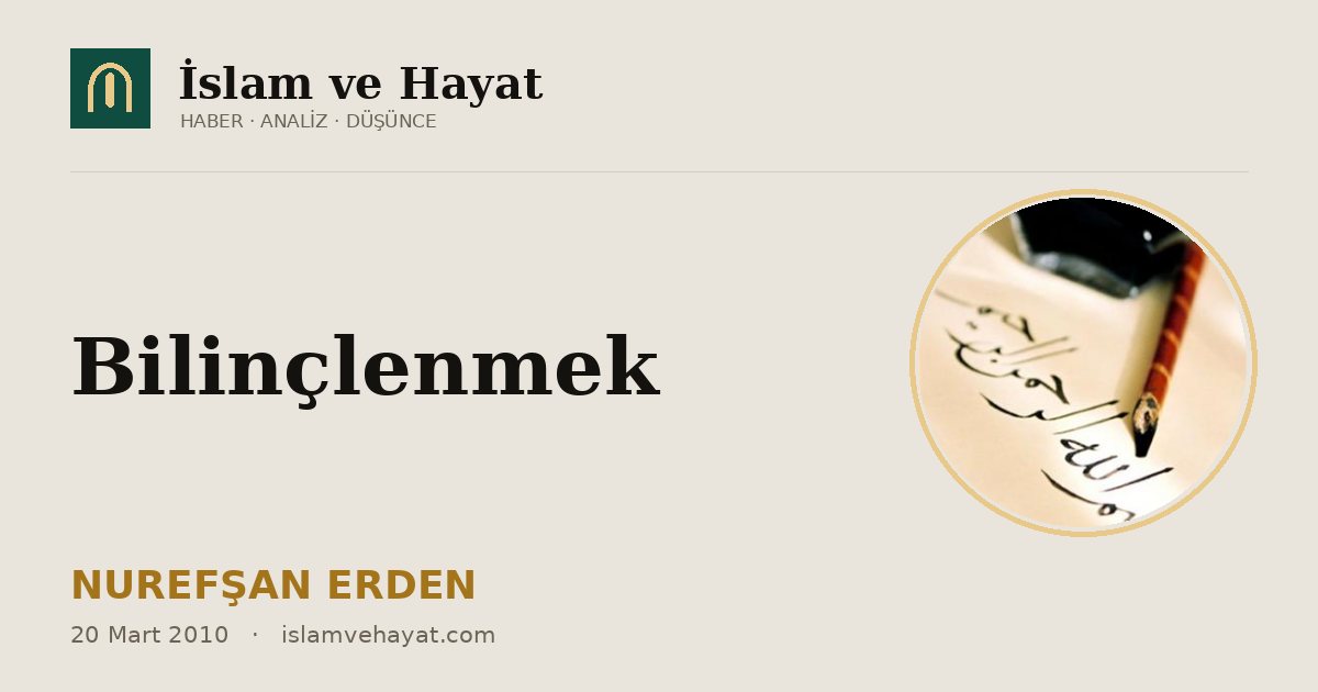 Bilinçlenmek
