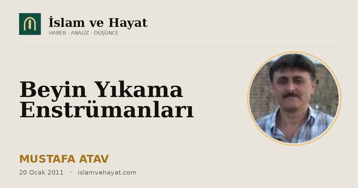Beyin Yıkama Enstrümanları