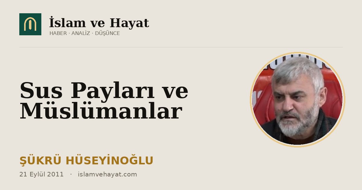 Sus Payları ve Müslümanlar