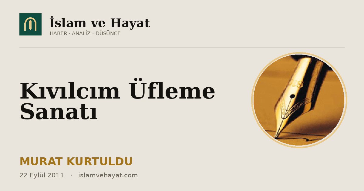 Kıvılcım Üfleme Sanatı