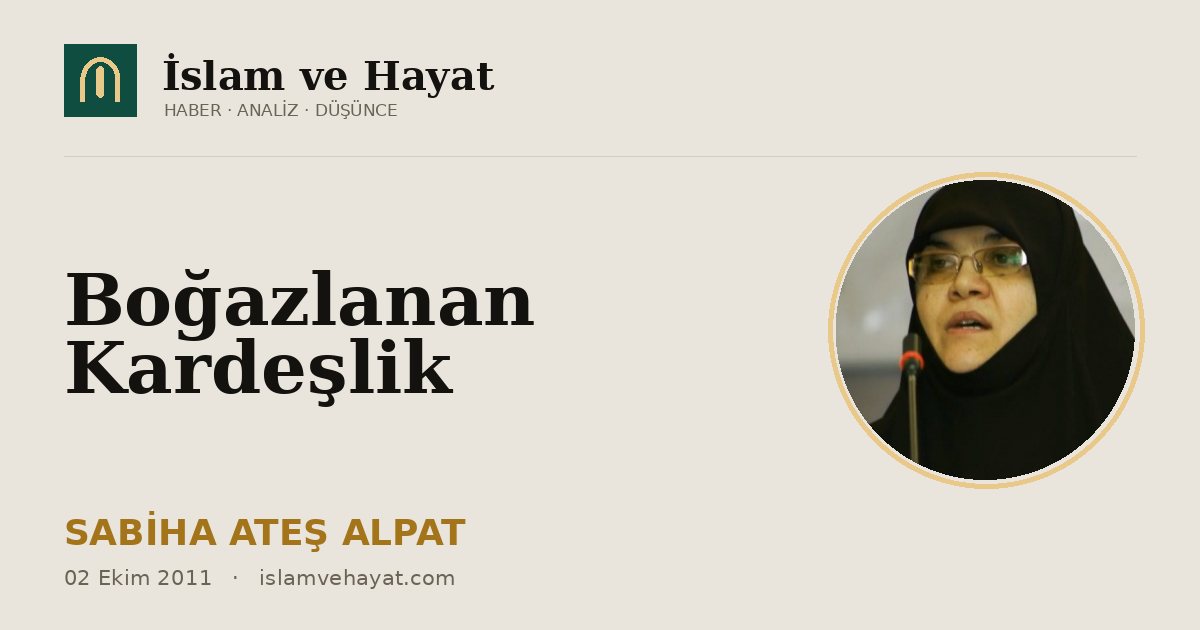 Boğazlanan Kardeşlik