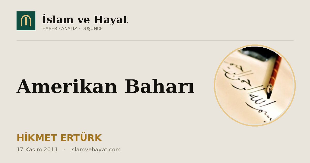 Amerikan Baharı