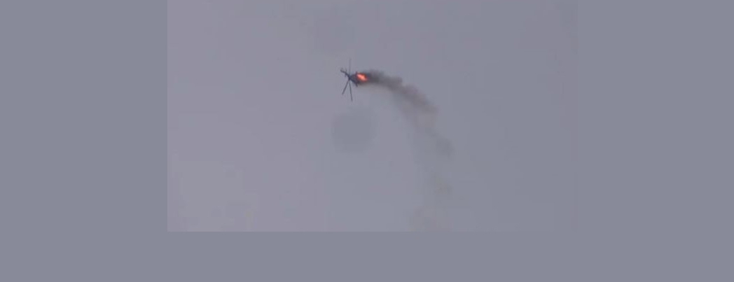 İdlib’de Esed diktasına ait helikopter düşürüldü (VİDEO-HABER)