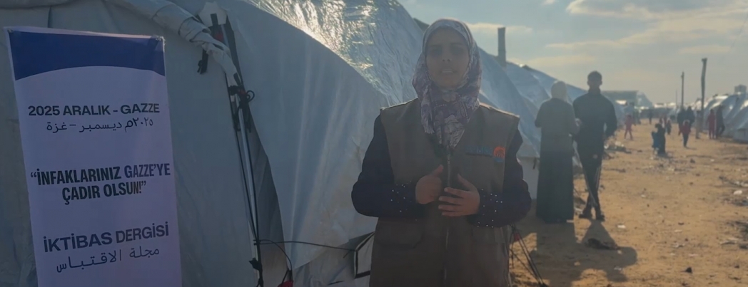 İktibas ve Cemre Derneği ortaklığında Gazze’de ilk çadırlar kuruldu