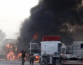 İşgalci Rusya, Suriye’de yerleşim yerlerini bombalıyor
