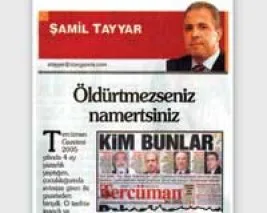 Hedef gösterenlere köşesinden meydan okudu