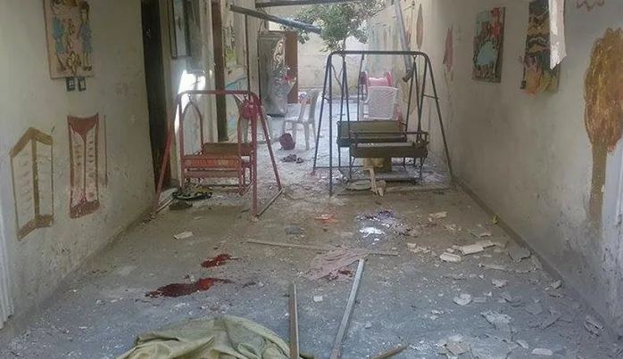 Rejim güçleri Şam’da anaokulunu vurdu: 8 maktül, 15 yaralı