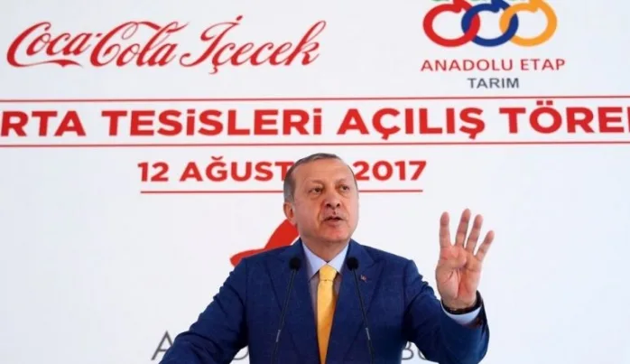 Erdoğan Coca Cola fabrikasını besmele ile açtı