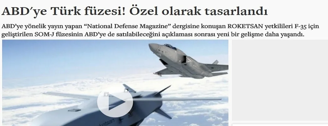 ABD, katliamlarını artık “yerli ve milli” Türk roketiyle yapacakmış