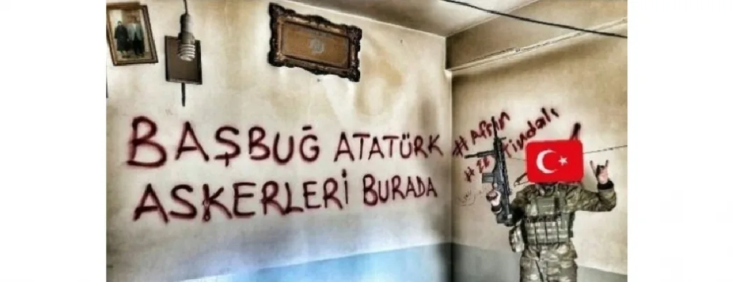 Afrin’deki askerlerden “Başbuğ Atatürk” paylaşımı