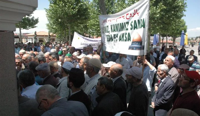 Ankara’da Müslümanlarla Dayanışma Platformu’ndan protesto eylemi