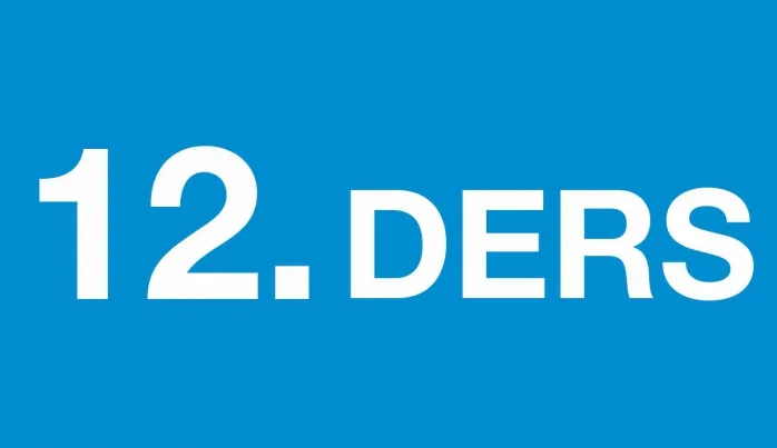 Durûsu’l-Luğati’l-Arabiyye - 12. ders (VİDEO)