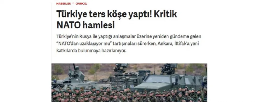 Muhafazakâr medyanın sefaleti: Türkiye ters köşe yapmış! Kritik NATO hamlesiymiş!