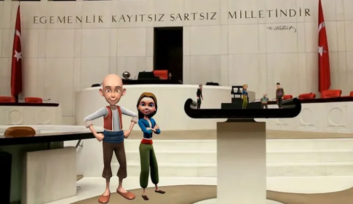Trt’nin Keloğlan’ı çocuklara demokrasi dersi veriyor
