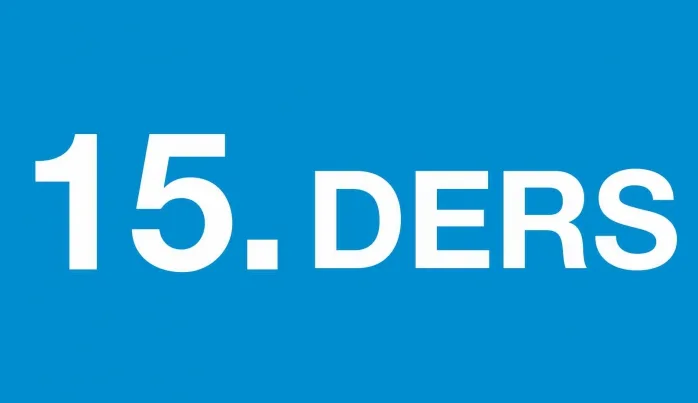Durûsu’l-Luğati’l-Arabiyye - 15. ders (VİDEO)