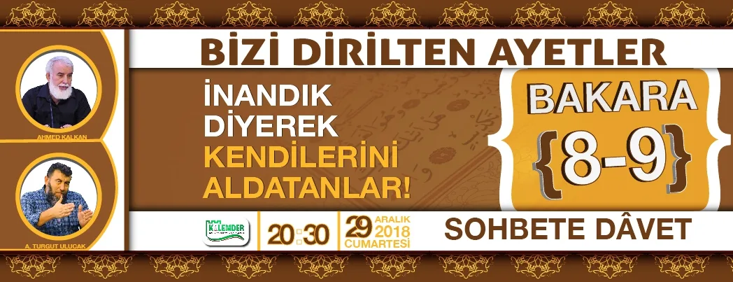 Kalem-Der’den Tefsir Sohbetine Dâvet!