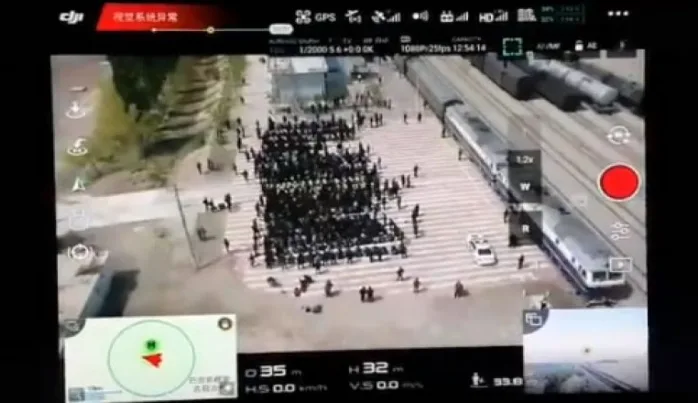 Çin’in soykırım kampları ilk kez bu kadar net görüntülendi (HABER-VİDEO)