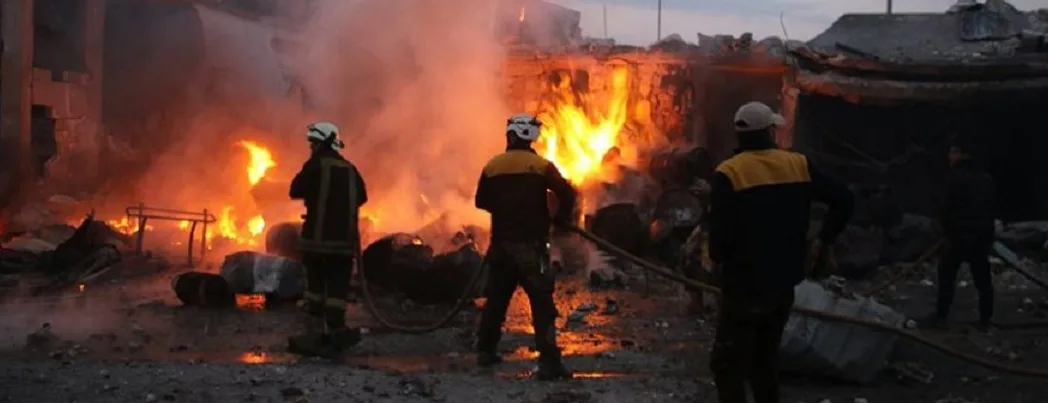 İşgalci Rus uçakları İdlib’de hastaneyi bombaladı