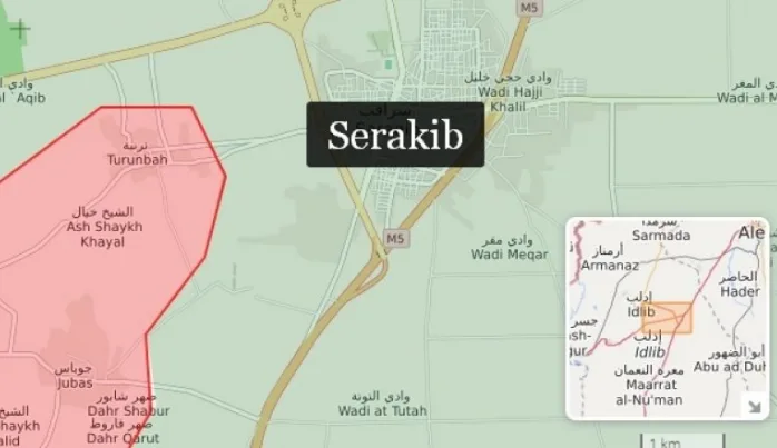 Esed diktası ve destekçileri Serakib ilçesinde 170 bin sivili evsiz bıraktı