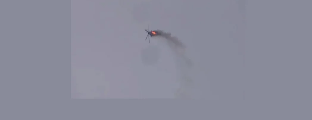 İdlib’de Esed diktasına ait helikopter düşürüldü (VİDEO-HABER)
