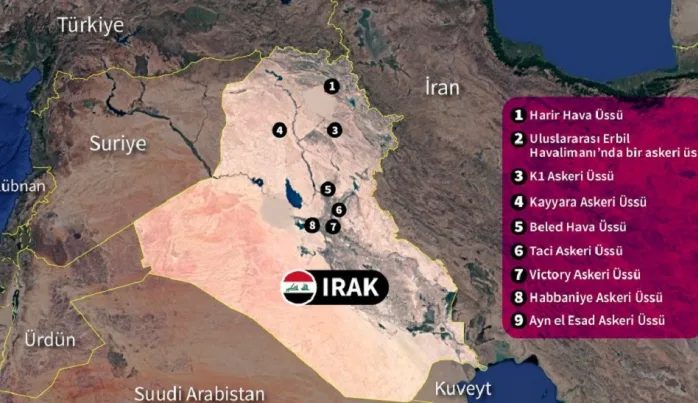 Irak’ta işgalci ABD’nin Taci üssüne roketli saldırıda 2 ABD askeri ve 1 İngiliz öldü, ABD cevabı Suriye’de verdi