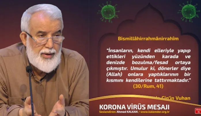 Ahmed Kalkan’dan Korona Virüs mesajı (VİDEO-HABER)