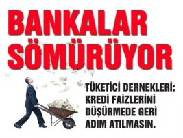 Bankalar kredi kartıyla sömürüyor