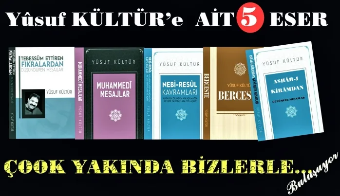 Yusuf Kültür’e ait 5 eser ücretsiz olarak okuyucuyla buluşuyor