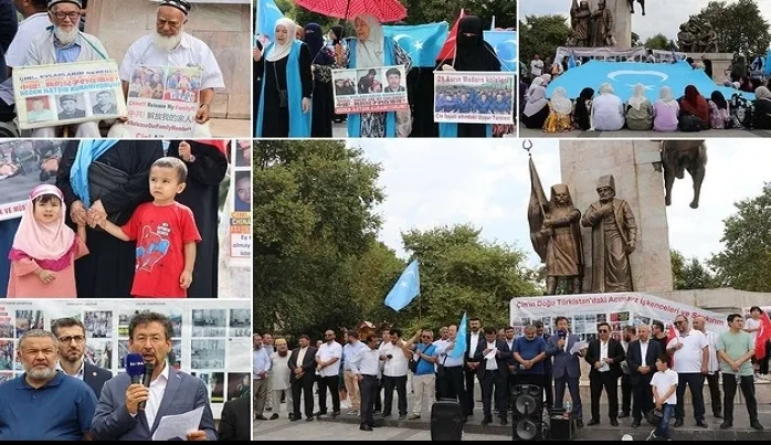 Çin’in “kovid” bahaneli zulmü İstanbul’da protesto edildi