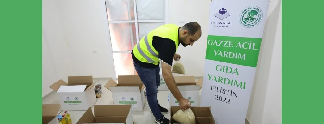 Kur’an Nesli ve Kur’an Yurdu’ndan Gazze’ye acil yardım (VİDEO)