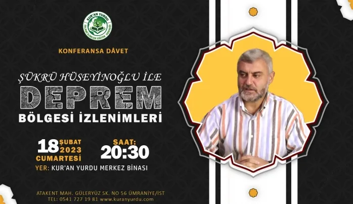 Kur’an Yurdu’nda Konferansa Davet!