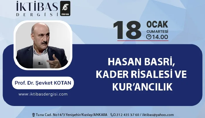 Prof. Dr. Şevket Kotan, İktibas’a konuk oluyor