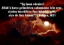 Oruç, haz ve hız merkezli modern hayata&nbsp;reddiyedir