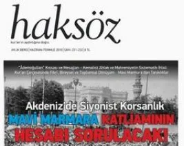 Haksöz’ün Haziran-Temmuz sayısı okuyucuyla buluştu