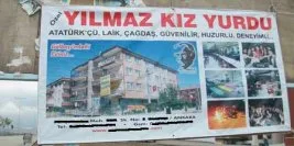 Atatürkçü site olur da öğrenci yurdu olmaz mı!
