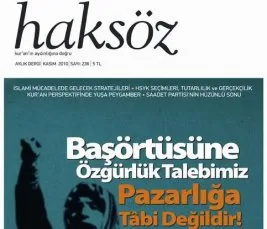 “Başörtüsü&nbsp;mücadelemiz pazarlığa tâbi değildir”
