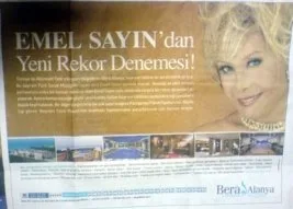 Alternatif (!) tatil Emel Sayın’a sarıldı!