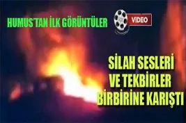 Humus katliamından yürek yakan görüntüler (VİDEO)