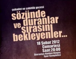 “Şehadet ve Şahitlik Gecesi” bugün