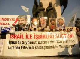 İstanbul’da Gazze direnişine destek gösterisi